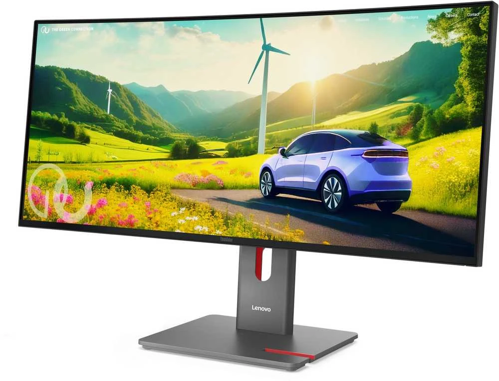 Monitorius Lenovo | ThinkVision | P34WD-40 | 34 " | IPS | 21:9 | 120 Hz | 4 ms | 3440x1440 pikselių | 350 cd/m² | HDMI jungtys quantity 1 | Eclipse juodas | Garantija 36 mėn.