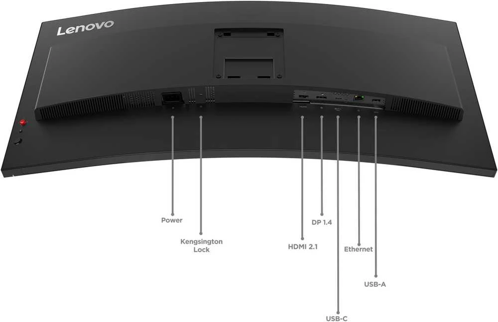 Monitorius Lenovo | ThinkVision | T34WD-40 | 34 " | VA | 21:9 | 120 Hz | 4 ms | 3440 x 1440 pikselių | 300 cd/m² | HDMI jungtys quantity 1 | Eclipse juodas | Garantija 36 mėn.