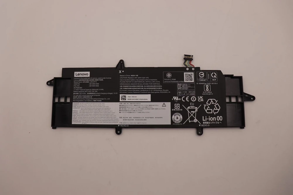 Bateria Lenovo 41Wh Lithium-Ion internal laptop battery, 3-cell