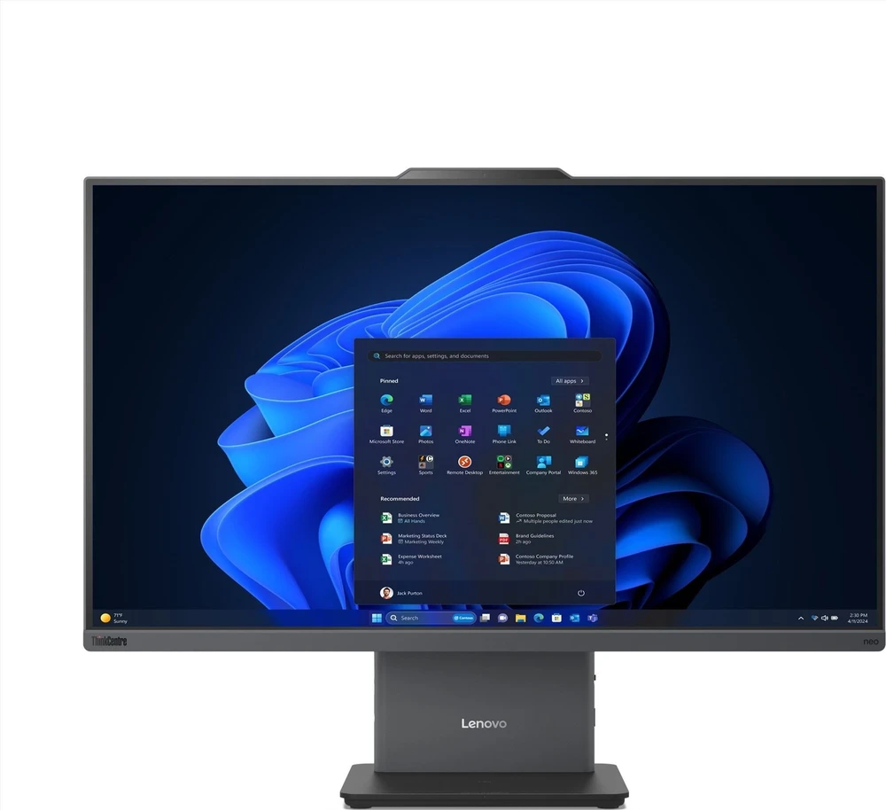 Stacionarus kompiuteris Lenovo ThinkCentre neo 50a 27 Gen 5 Intel® Core™ i7 i7-13620H 68.6 cm (27") 1920 x 1080 pikselių All-in-One PC 16 GB DDR5-SDRAM 1 TB SSD Windows 11 Pro Wi-Fi 6 (802.11ax) Pilkas