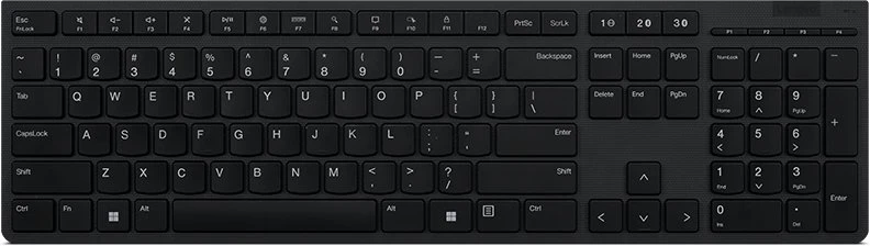 Klaviatūra Lenovo Belaidė RF+BT CZ/SK pilka (4Y41K04039)