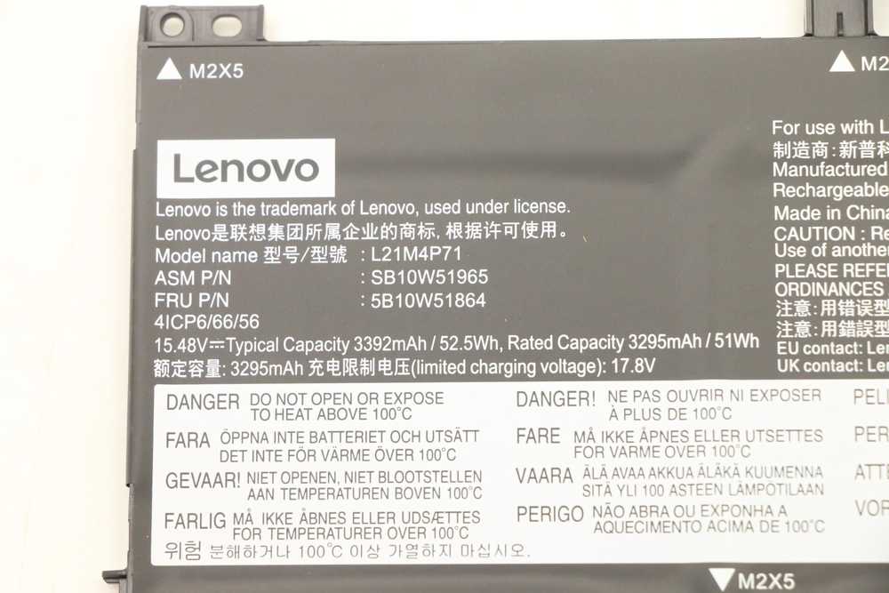 Bateria Lenovo Lenovo 5B10W51864 dalys zamienne do notatników Bateria