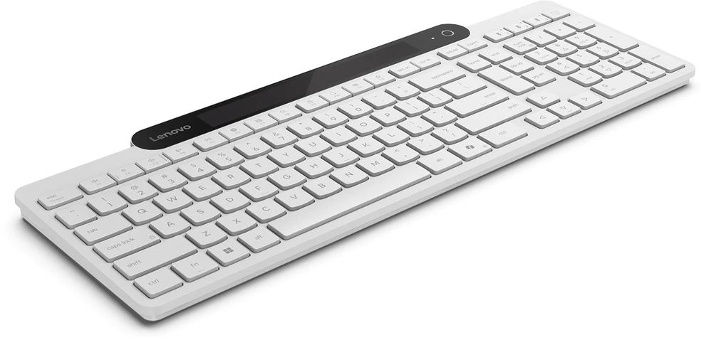 Lenovo 800 Self-Charging Bluetooth Klaviatūra-US English | Klaviatūra | Bluetooth | US English | Baltas