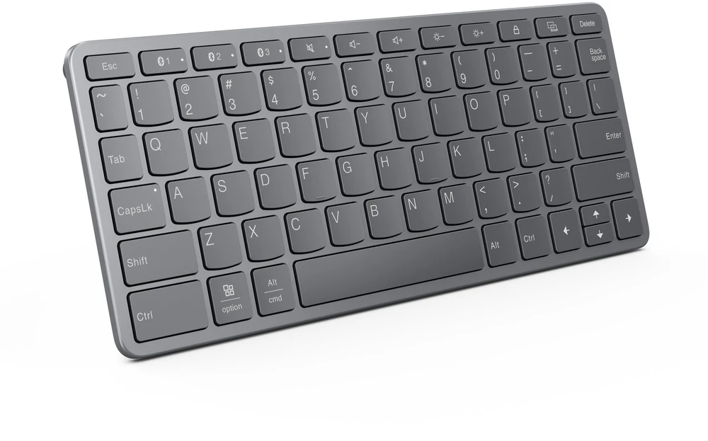 Klaviatūra Lenovo Lenovo Accessories Multi-Device Belaidė klaviatūra (US-ENG) | Lenovo Lenovo Tab Klaviatūra Olympia | Lenovo Multi-Device Belaidė klaviatūra (US-ENG) | Luna Pilkas | Standard | Wireless | English | USB-C and Bluetooth