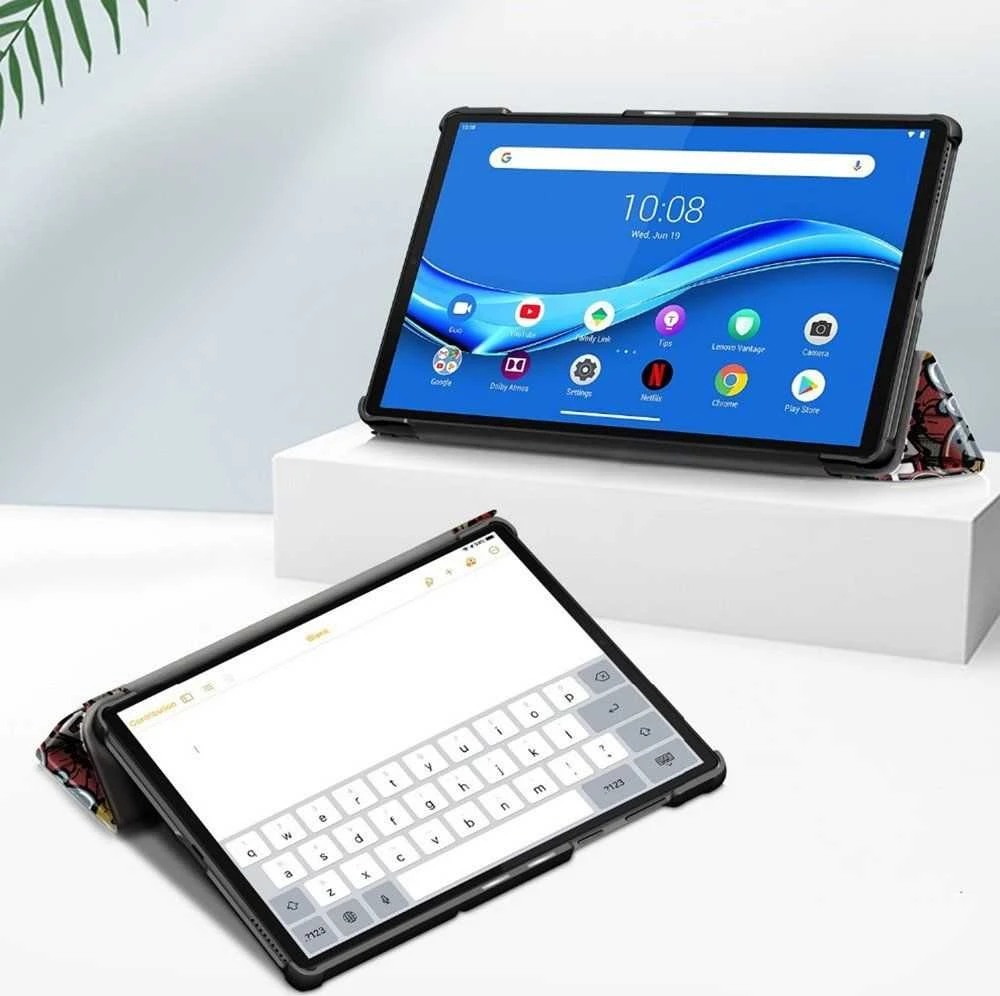 Lenovo grafinis planšetinio kompiuterio dėklas, skirtas Tab M10 FHD TB-X606X (grafiti)