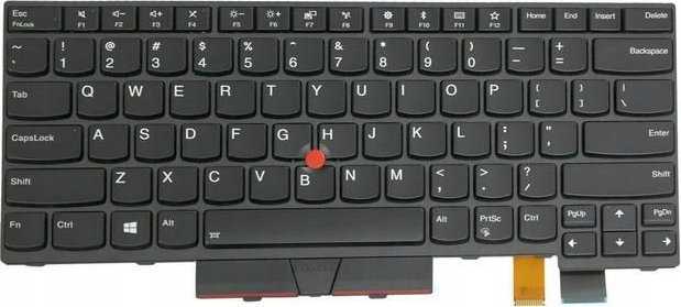 Klaviatūra Lenovo 01HX432 Su pašvietimu Niemiecka (Klaviatūra BL GR)