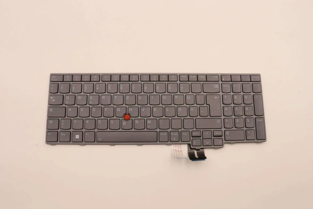 Klaviatūra Lenovo Zamienna do laptopa W127150383 (NB_KYB CS22 P16 GR-BL,CHY,GER)