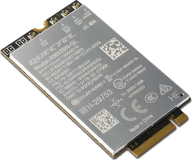 Lenovo ThinkPad Quectel RM520N-GL 5G M.2 WWAN moduliai | 4XC1Q34838
