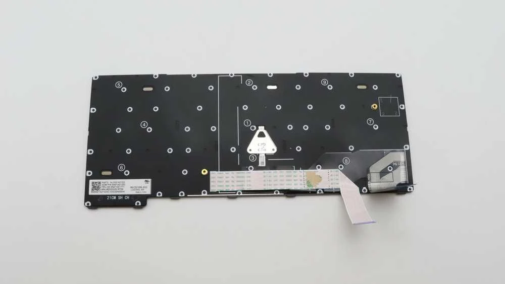 Lenovo Lenovo 5N21A21916 nešiojamojo kompiuterio atsarginės dalys, klaviatūra