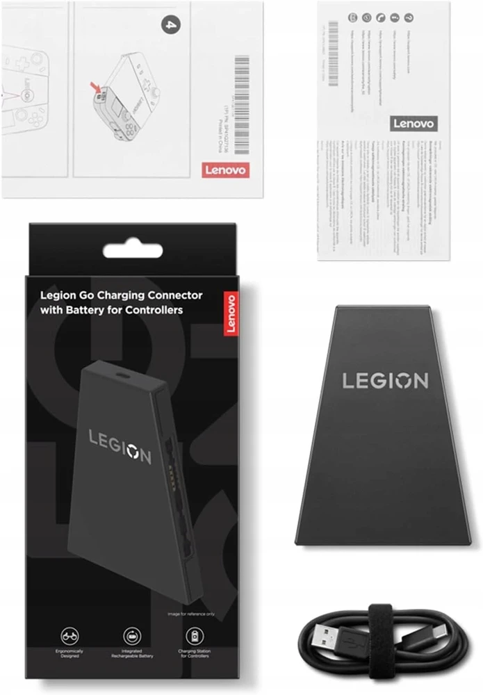 Lenovo Accessories Legion Go įkrovimo jungtis su baterija valdikliams