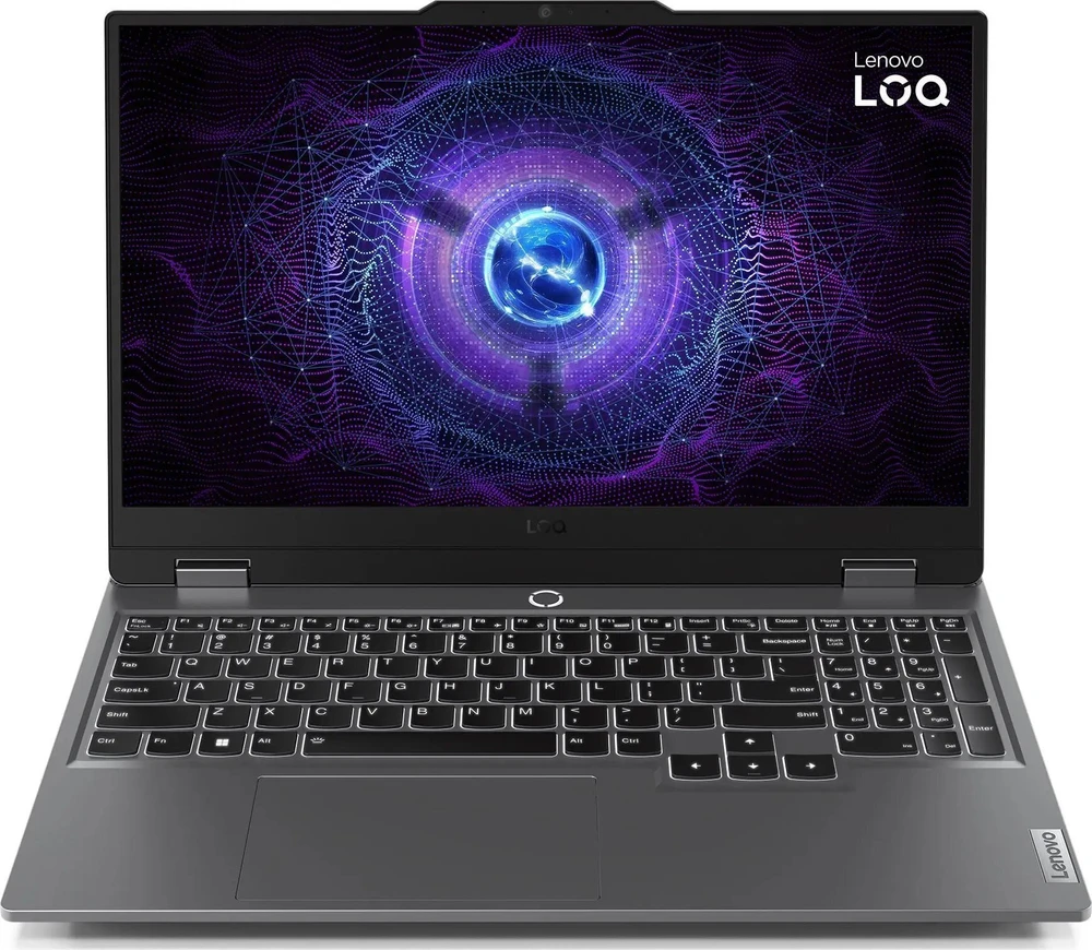 Nešiojamas kompiuteris Lenovo LOQ 15IAX9 | Intel Core i5-12450HX, 15,6" FHD 144 Hz, 12 GB RAM, 512 GB SSD, GeForce RTX 2050, Windows 11 Home | Pilkas