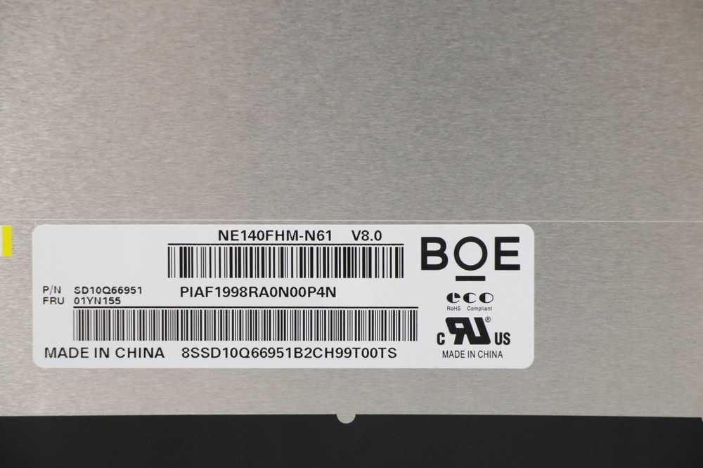 Lenovo iš BOE14.0FHDIPSAG