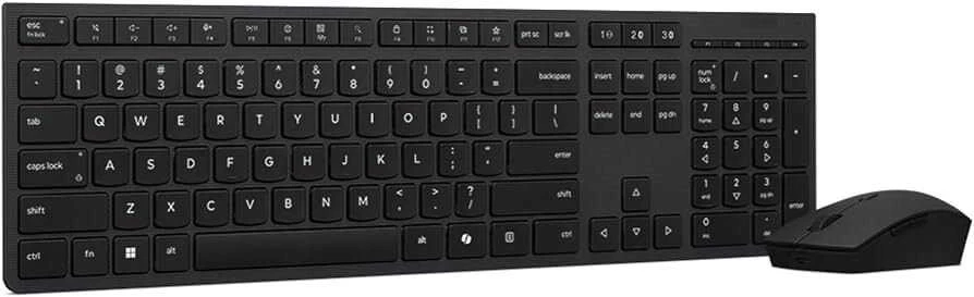 Lenovo Professional Wireless Rechargeable Klaviatūra ir pelė | Klaviatūros ir pelės rinkinys | Wireless | su pele | Bluetooth | US Euro | Rechargeable professional | Pilkas