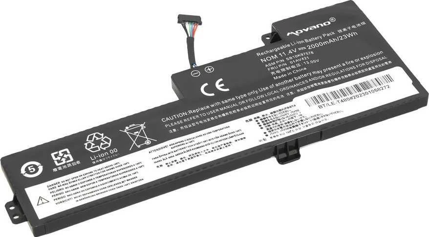Lenovo T470 T480 A475 A485 baterija Movano 01AV419 baterija