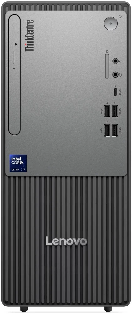 Stacionarus kompiuteris Lenovo ThinkCentre neo 50t Gen 6 Intel Core Ultra 7 265 16 GB DDR5-SDRAM 512 GB SSD Windows 11 Pro Tower PC Juodas