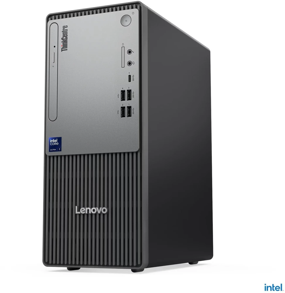 Stacionarus kompiuteris Lenovo ThinkCentre neo 50t Gen 6 Intel Core Ultra 7 265 16 GB DDR5-SDRAM 512 GB SSD Windows 11 Pro Tower PC Juodas