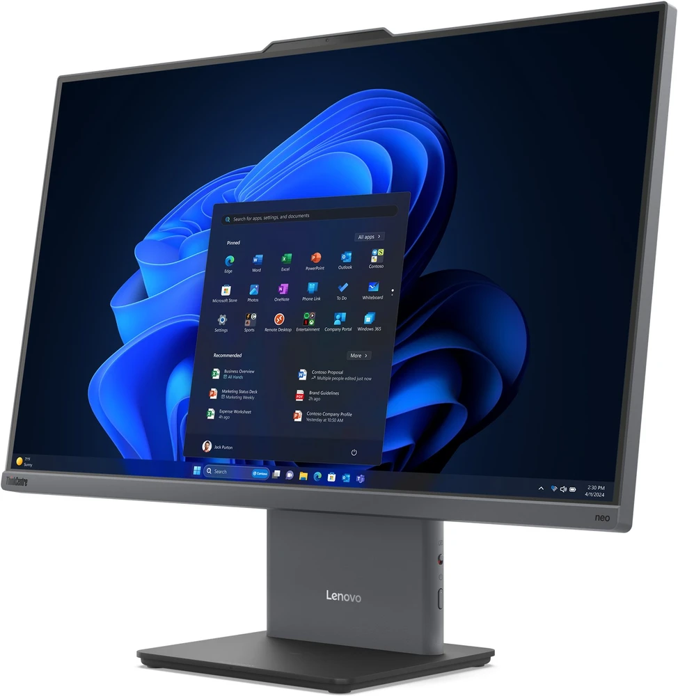 Stacionarus kompiuteris Lenovo TC NEO 55A G6 R5-220 16 GB - 512 GB SSD 23,8 FHD NT W11P