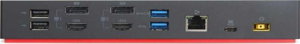 Lenovo ThinkPad Hybrid Dock galinių jungčių vaizdas