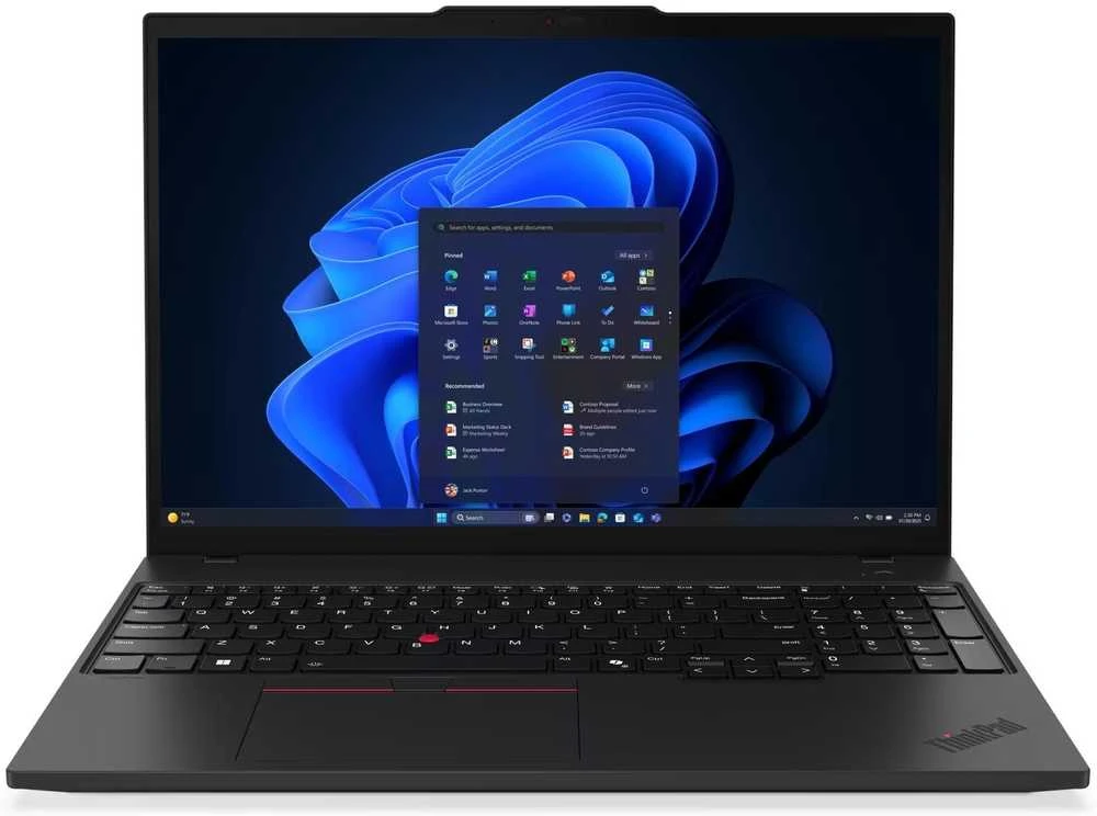 Lenovo ThinkPad T16 Gen 4 (Intel) Intel Core Ultra 7 255U Nešiojamas kompiuteris 40.6 cm (16") WUXGA 16 GB DDR5-SDRAM 512 GB SSD Wi-Fi 6E (802.11ax) Windows 11 Pro English Juodas