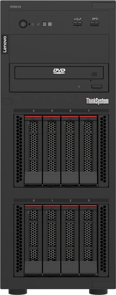 Serveris Serwer Lenovo Lenovo ThinkSystem ST250 V3 serwer Tower Intel® Xeon® 6353P 2,7 GHz 16 GB DDR5-SDRAM 800 W