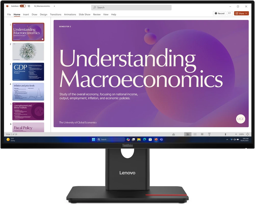 Monitorius Lenovo | ThinkVision T24D-40 | 23.8 " | IPS | 16:9 | 120 Hz | 4 ms | 1920 x 1080 pikselių | 250 cd/m² | HDMI jungtys quantity 1 | Eclipse Juodas