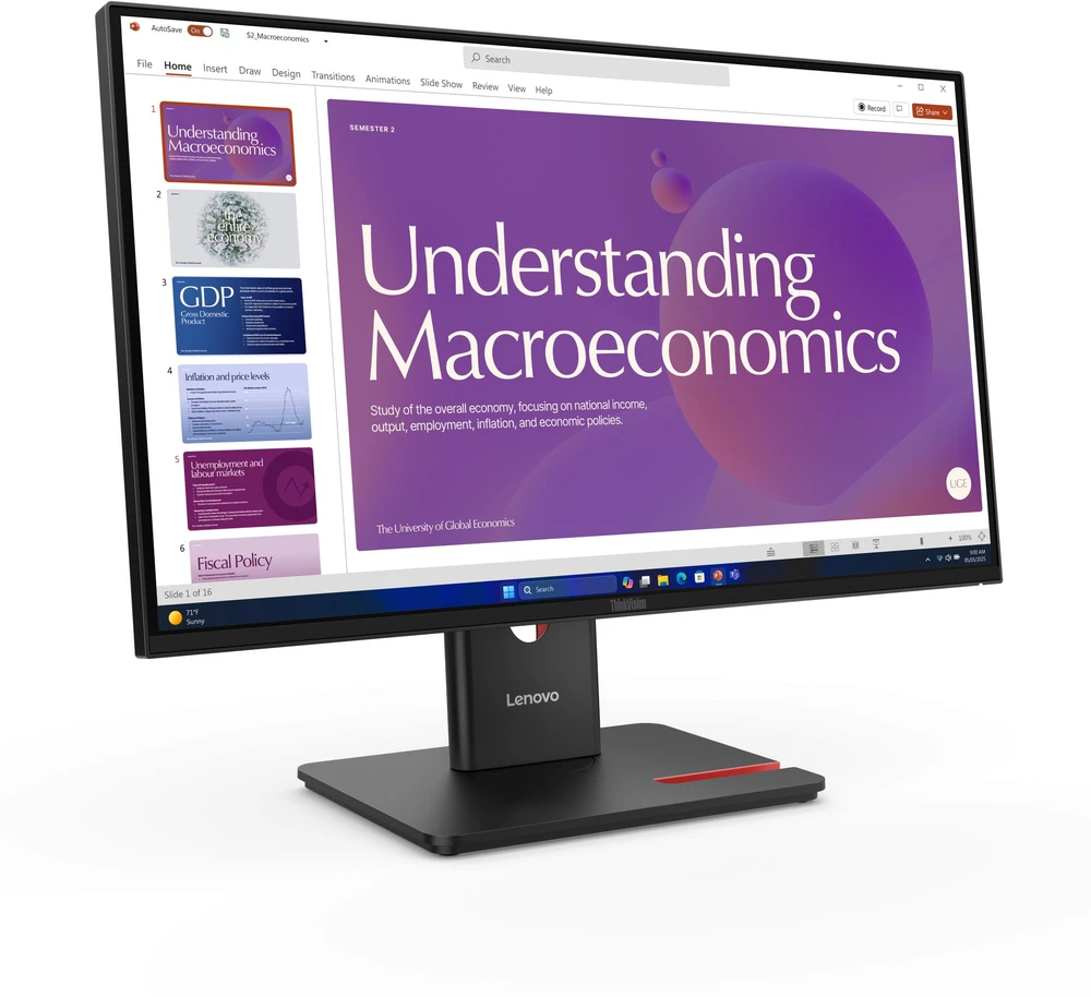 Monitorius Lenovo | ThinkVision T24D-40 | 23.8 " | IPS | 16:9 | 120 Hz | 4 ms | 1920 x 1080 pikselių | 250 cd/m² | HDMI jungtys quantity 1 | Eclipse Juodas