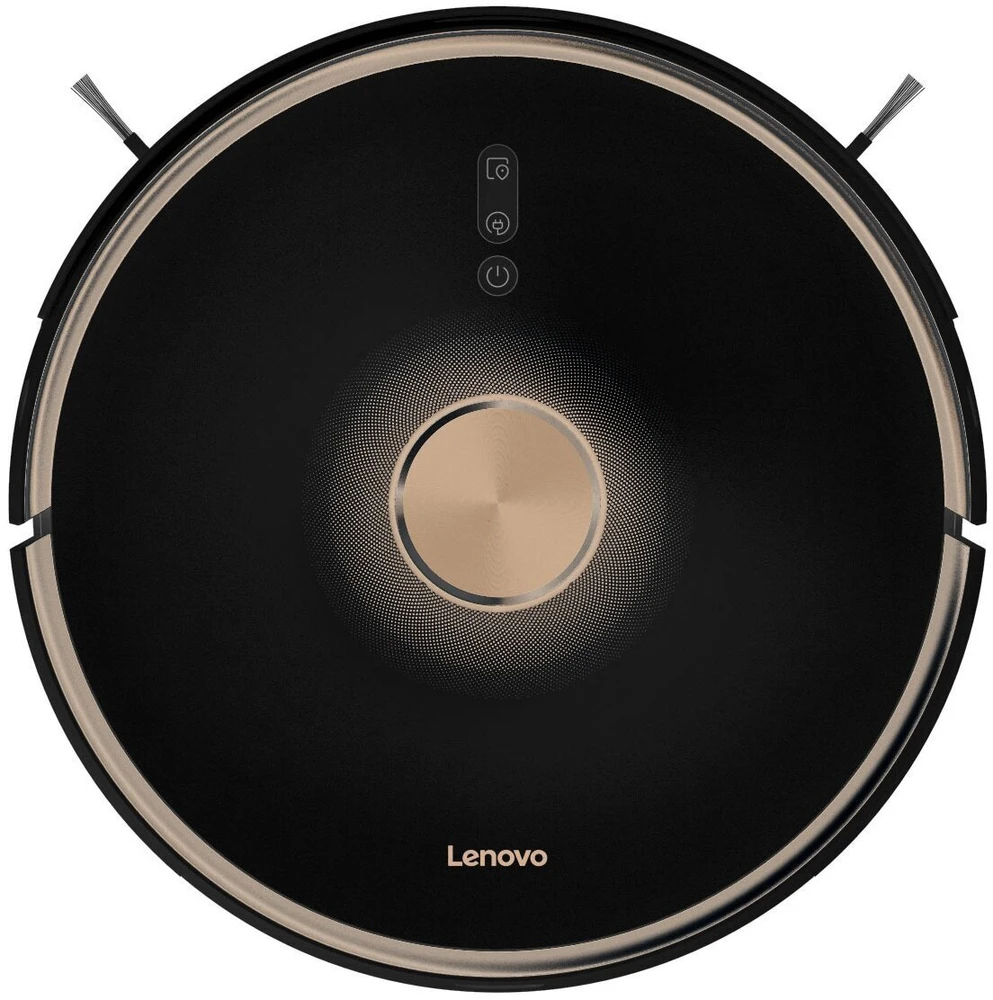 Dulkių siurblys - robotas Lenovo T1S Pro su savaiminio išsivalymo stotele, Juodas