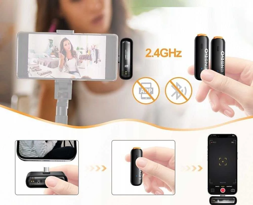Mikrofonas LensGo 518C Mini (SB8434)