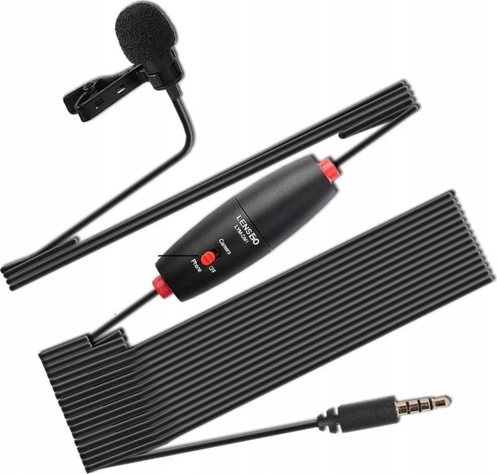 Mikrofonas LensGo Lavalier Mini Jack 3,5mm LYM-DM1 (SB8432)