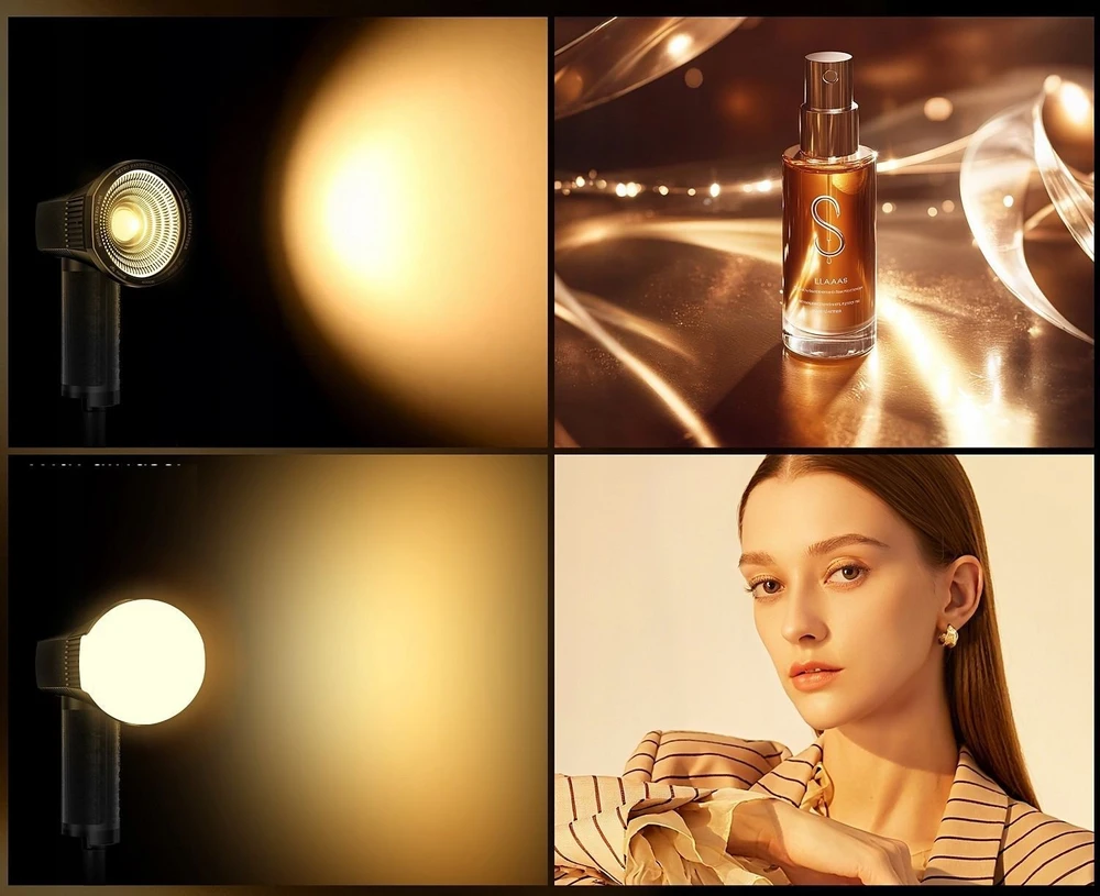 Studijinė lempa LensGo Rankinė LED lempa 40W COB Retro Foto Video 2700-7000K Telefonui Fotoaparatui / 40h