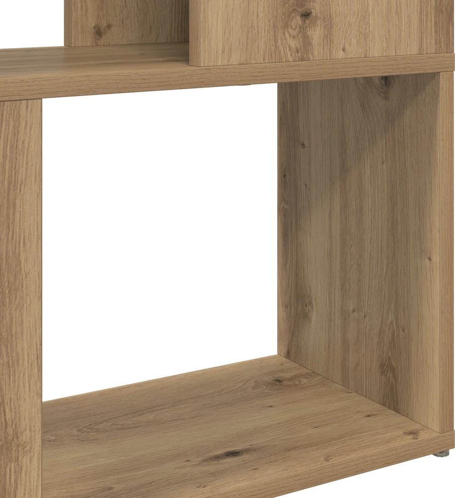 TV spintelių komplektas 60 x 24 x 156 cm Ruda Apdirbta mediena