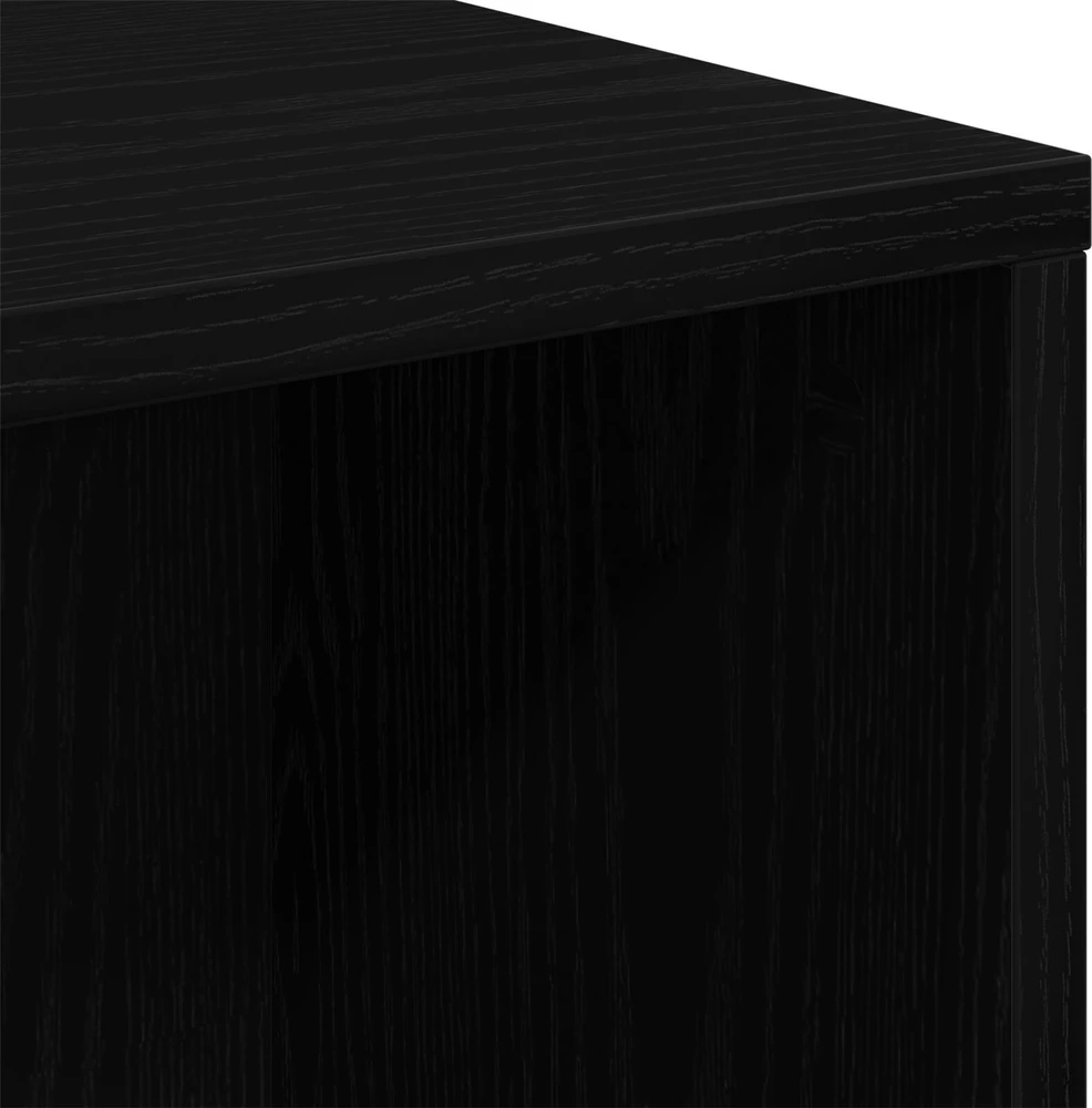 Knygų lentyna 7 aukštų 50 x 25 x 102 cm Juodas ąžuolas