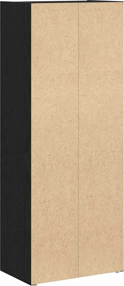 Knygų spinta, juodos ąžuolo, 40x24x102cm, apdirbta mediena