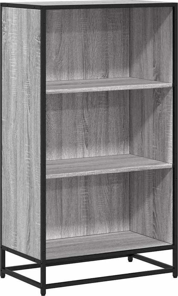 knygų spintelė pilka Sonoma 60x35x107,5 cm inžinierinė mediena