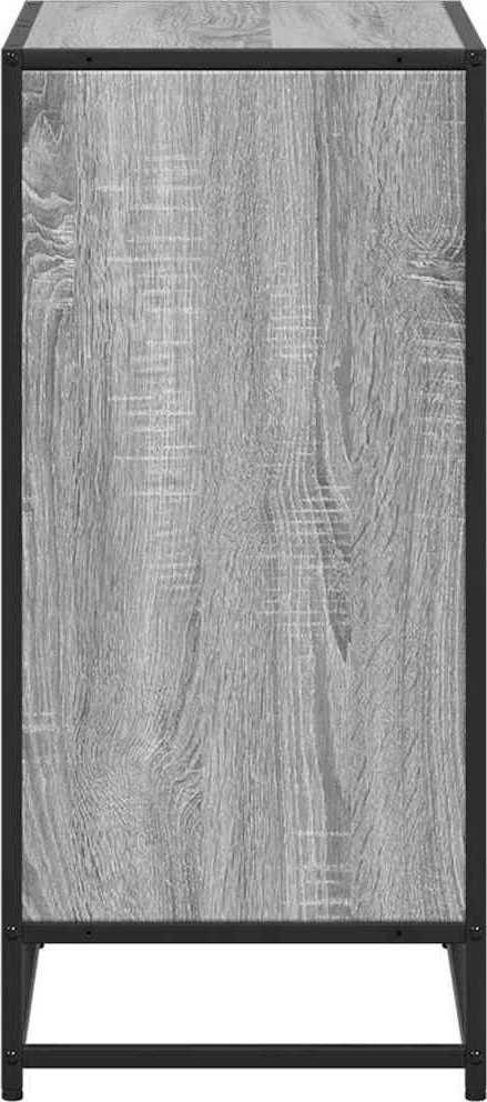 knygų spintelė Pilka Sonoma 60x35x76 cm Engineered Wood