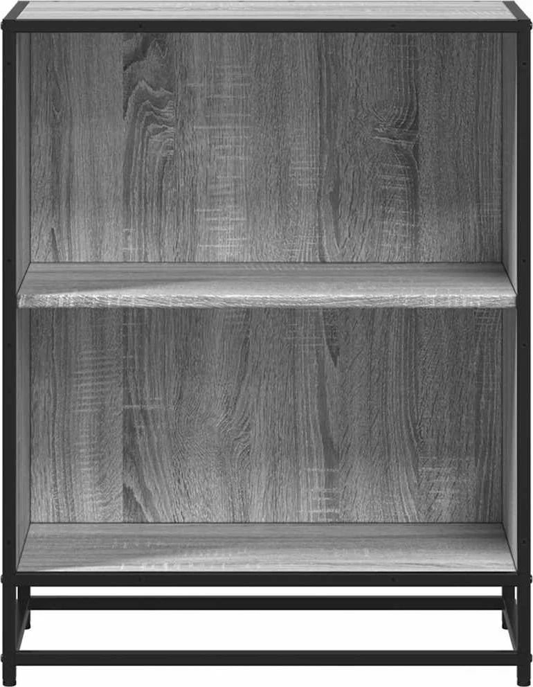 knygų spintelė Pilka Sonoma 60x35x76 cm Engineered Wood