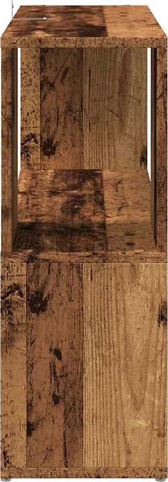 knygų spinta/kambario pertvara Old Wood 80x24x63 cm