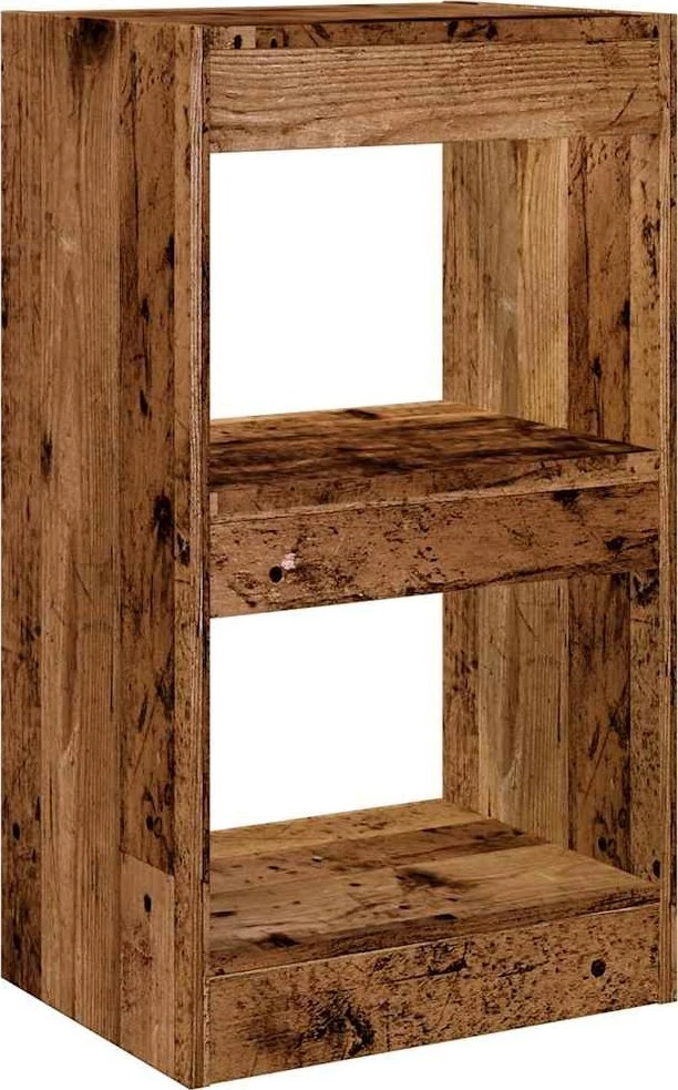 knygų spinta/kambario pertvara Old Wood 40x30x72 cm
