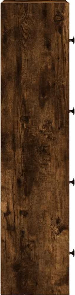 Knygų spinta, dūminio ąžuolo, 40x24x102cm, apdirbta mediena