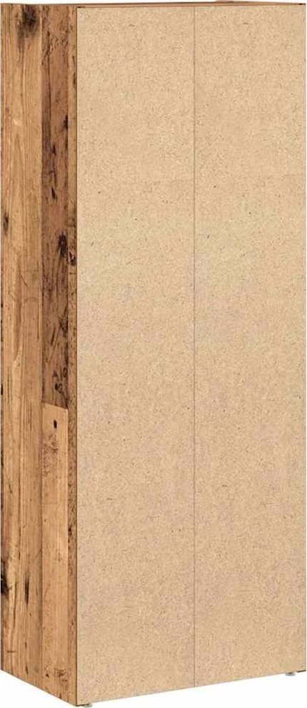 Knygų spinta, sendintos medienos, 40x24x102cm, apdirbta mediena