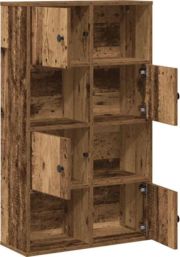 Knygų spinta, medienos, 60x24x101,5cm, apdirbta mediena