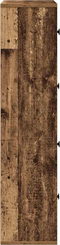 Knygų spinta, medienos, 60x24x101,5cm, apdirbta mediena