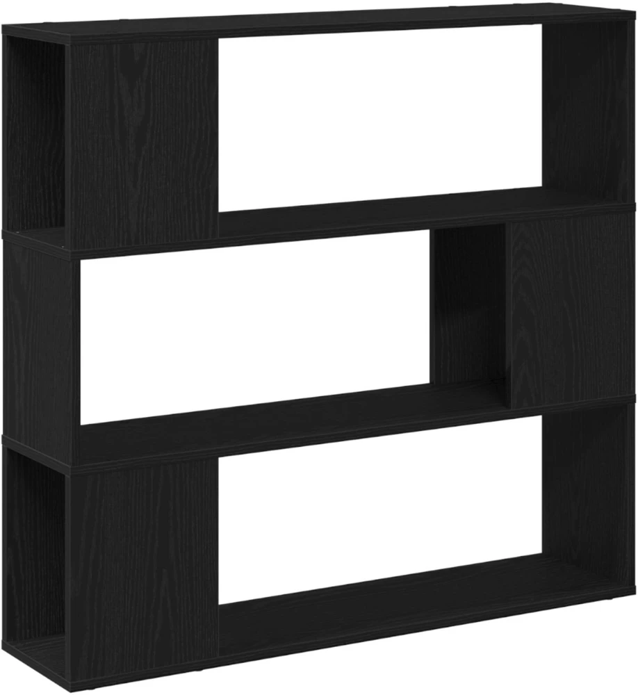 TV staliukas TV spintelių komplektas 100 x 24 x 94 cm Juodas ąžuolas