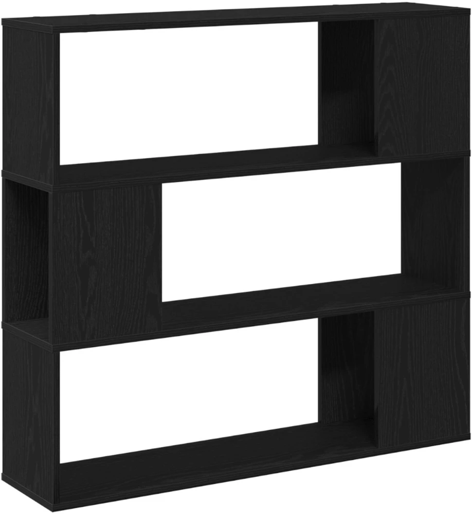TV staliukas TV spintelių komplektas 100 x 24 x 94 cm Juodas ąžuolas