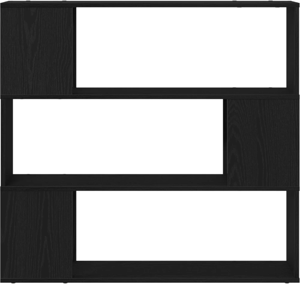 TV staliukas TV spintelių komplektas 100 x 24 x 94 cm Juodas ąžuolas