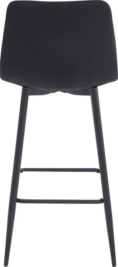 Leobert Baro kėdė , aksominė, juoda, 104 cm