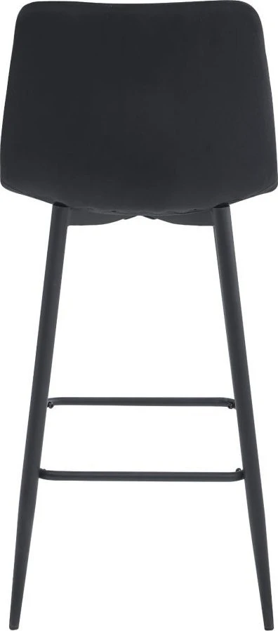 Leobert Baro kėdės su aksominėmis sėdynėmis, juodos, 104 cm, 2 vnt.