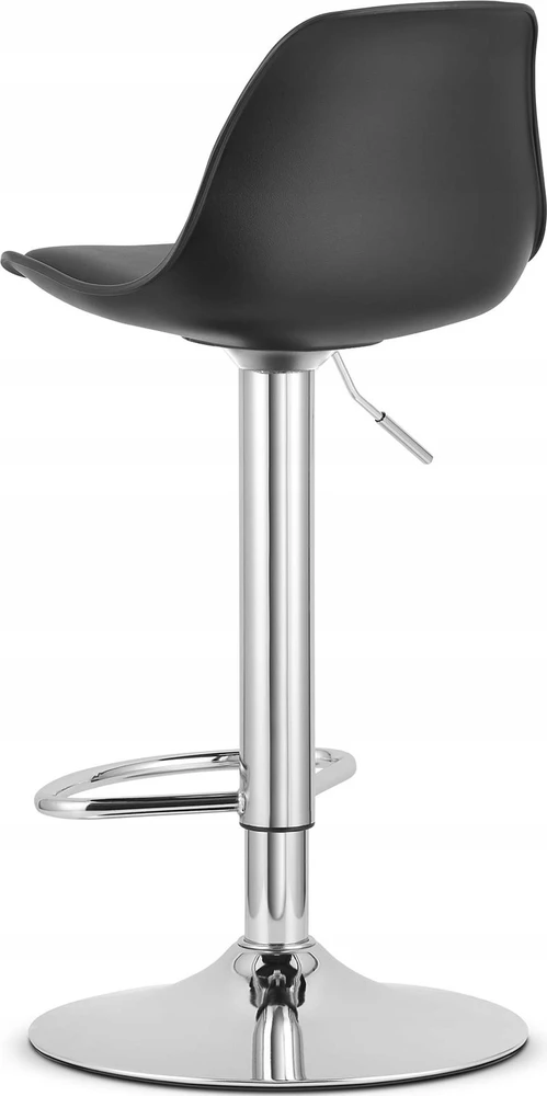 Leobert Baro kėdės HOGA, reguliuojamo aukščio, juodos, 81–102 cm, 2 vnt.