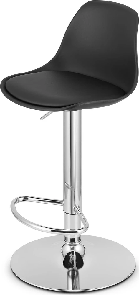 Leobert Baro kėdės HOGA, reguliuojamo aukščio, juodos, 81–102 cm, 2 vnt.