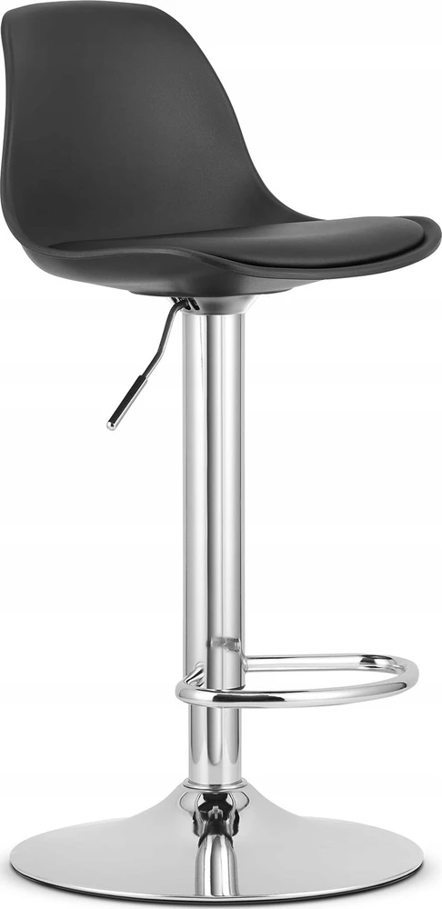 Leobert Baro kėdės HOGA, reguliuojamo aukščio, juodos, 81–102 cm, 2 vnt.